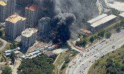 Gaziosmanpaşa'da işçi konteynerlerinde çıkan yangın söndürüldü