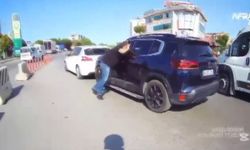 Ataşehir'de trafikte yol verme kavgası; hamile eşinin yanında saldırdı