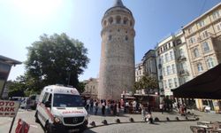 Galata Kulesi'nden düşen 22 yaşındaki genç yaşamını yitirdi