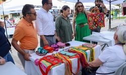 Kadın üreticiler el emeği ürünleriyle vatandaşlarla buluştu