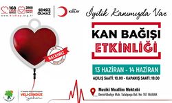 ‘İyilik Kanımızda Var’ sloganlı kan verme kampanyası