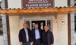 Başkan Ertuğrul Çetin’den muhtarlara Kurban Bayramı ziyareti