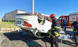 Nevşehir'de otomobil devrildi: 5 yaralı