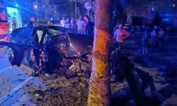 Ağaca çarpan otomobildeki İpek hayatını kaybetti