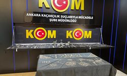 Ankara'da tarihi eser niteliğinde 1624 sikke ve 126 obje ele geçirildi