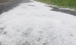Tokat'ta dolu yağışı etkili oldu