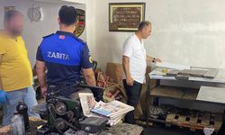 Yenimahalle’de sahte plaka imalathanesi ortaya çıkarıldı