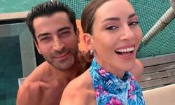 Sinem Kobal ve Kenan İmirzalıoğlu kızlarıyla tatilde
