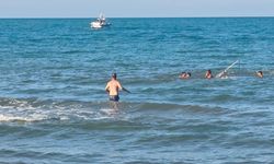 Samsun'da alabora olan teknedeki 5 kişi kurtarıldı