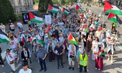 İsveç’te İsrail protestosu