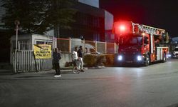 Ankara'da konveyör bant fabrikasında yangın çıktı