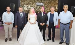 Akkız Dilan Gündoğan ile Murteza Berk Akdaş görkemli bir törenle dünyaevine girdi