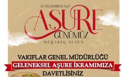 Aşure Günü'nde Vakıflar Genel Müdürlüğü’nden aşure ikramı