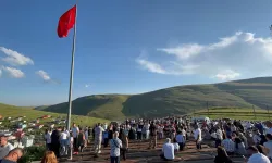 Ardahan Damal'da hava açınca Atatürk’ün silüeti görüldü