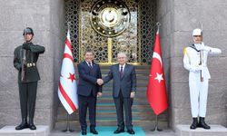 Bakan Güler, KKTC Başbakanı Üstel ile bir araya geldi