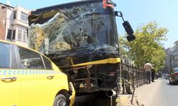 Beyoğlu’nda İETT otobüsü 10 araca çarptı: 6 yaralı
