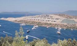 Muğla Cennet Koyu’nda Cengiz Holding inşaatı