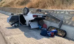 İzmit'te otomobil takla attı: 4 yaralı