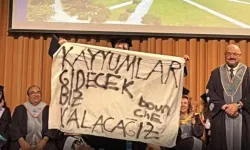 Boğaziçi mezuniyet töreninde kayyım karşıtı pankart açan gencin yüksek lisansı iptal edildi