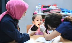 Çocuklar ve yetişkinler ücretsiz tarama hizmetinden yararlandı