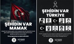 Şehit düşen Mamaklı AKUT gönüllüsü ve tüm şehitler için Belediyeden paylaşım