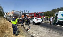 Tekirdağ'da otomobil süt kamyonu ile çarpıştı: 4 ölü