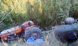 Balıkesir'de traktörün altında kalan sürücü hayatını kaybetti