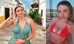 Bilal Hancı'nın eski eşi Esin Çepni yeni yaşını sevgilisinin kucağında kutladı