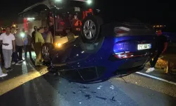 Tekirdağ'da 2 otomobil çarpıştı; 2 yaralı