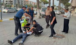 Aydın'da polisin kolunu ısıran kişi gözaltına alındı