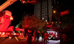 Ankara’da 16 katlı apartmanda yangın