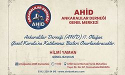 AHİD 17. Olağan Genel Kurulu 23 Ağustos’ta yapılacak