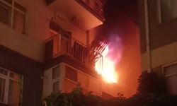 Ankara Yenimahalle'de 7 katlı binada yangın paniği