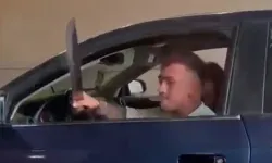 Ankara'da trafik tartışması: Camdan kılıç savurdu