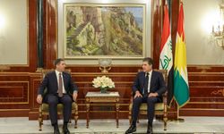 Barzani, AK Parti Genel Başkan Yardımcısı Sırakaya'yı ağırladı