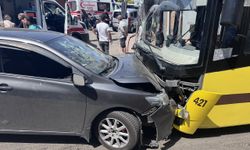 Bursa'da yolcu otobüsü ile otomobil çarpıştı: 6 yaralı