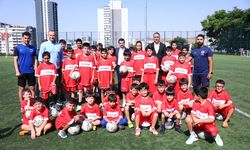 Çankaya Belediyesi’nden miniklere yaz tatilinde futbol desteği