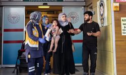 Evde bulduğu fare zehrini yiyen bebek, hastaneye kaldırıldı