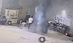 Hava basılan lastik patladı; 1 ölü
