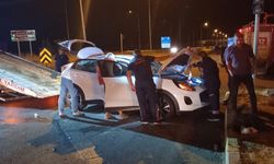 İki otomobilin çarpıştığı kazada 4 kişi yaralandı