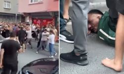 Sokak ortasında kadın bıçaklayan şüpheliye linç girişimi; polis güçlükle gözaltına aldı