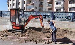 Keçiören'de park ve bahçelere estetik dokunuş