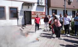 Keçiören Belediyesi personeline afet ve yangın eğitimi verildi