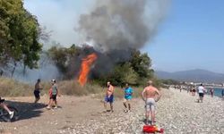 Muğla Fethiye'de orman yangını