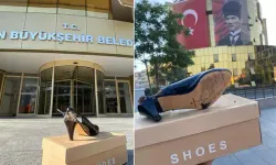 Aydınlılardan Özlem Çerçioğlu’na ‘kırık topuklu ayakkabı’ protestosu