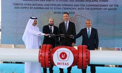 Türkiye'den Suriye'ye ilk doğal gaz akışı başladı