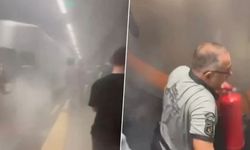 İstanbul metrosunda yangın