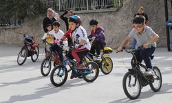 Çankaya’da minik bisikletçiler farkındalık etkinliğinde buluştu