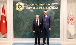Bakan Kurum, eski TBMM Başkanlarından Hikmet Çetin ile görüştü