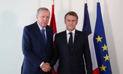 Cumhurbaşkanı Erdoğan, Fransa Cumhurbaşkanı Macron ile bir araya geldi